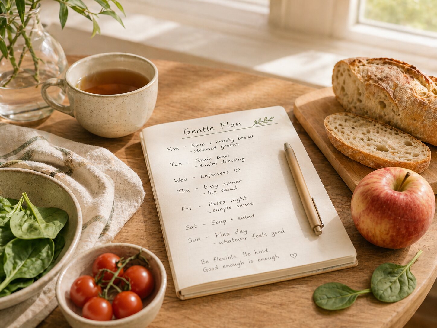 Недельный план питания